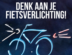 Aandacht voor fietsverlichting! 