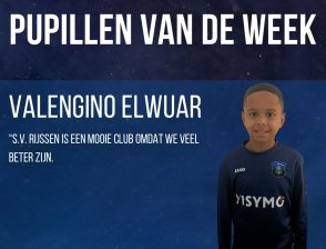 Valengino Elwuar is pupil van de week op zaterdag 2 november 2024